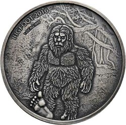 Burkina Faso: 1000 Francs CFA, Bigfoot 2016, 1 Unze, Silber 999, ...