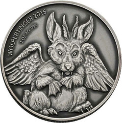 Burkina Faso: 1000 Francs CFA, Wolpertinger 2015 1 Unze, Silber 999, ...