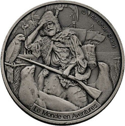 Burkina Faso: 1000 Francs CFA, Alexander Selkirk 2014, 1 Unze, Silber ...