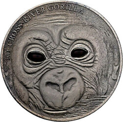 1000 Francs CFA, "Cross River Gorilla" 2013, 1 Unze, Silber 999, ...