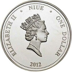 1 New Zealand Dollar, "Stars Flight" 2012, 28,28 Gramm Silber 925, PP ...