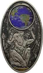 10 Fidschi Dollar, "Atlas hält die Welt zusammen" 2012, 20Gramm, ...