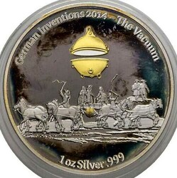 5 Cedis, "Vacuum" German Inventions 2014, Magdeburger Halbkugeln 1 ...