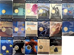 2 Euro Gedenkmünzen 2014-2022 je in original coincards der ...