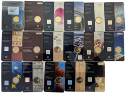 2 Euro Gedenkmünzen 2014-2022 je in original coincards der ...