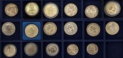 Deutsches Kaiserreich: Silbermünzen-Sammlung mit 35 verschiedenen ...