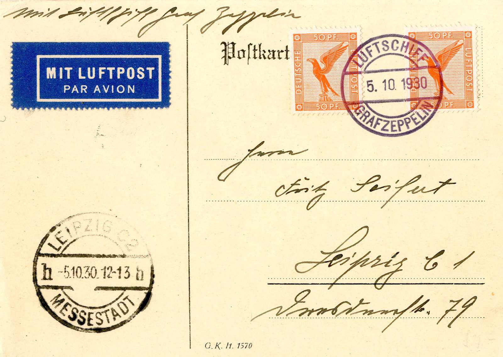 Lot 657 - Deutsches Reich - Karl Pfankuch & Co. auction #222 Lot 657 - Deutsches Reich - Karl Pfankuch & Co. auction #222