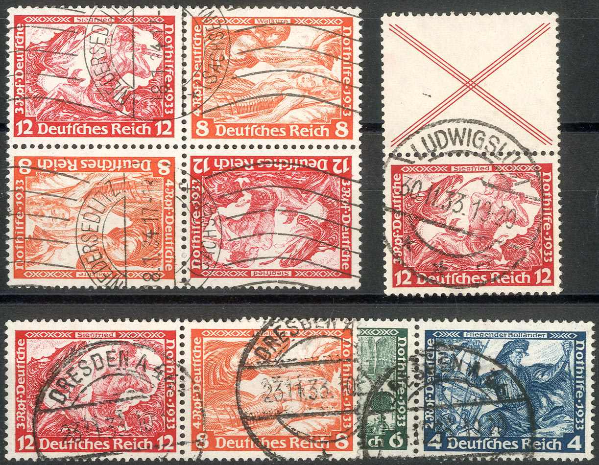 Lot 718 - Deutsches Reich, Zusammendrucke - Karl Pfankuch & Co. auction #222 Lot 718 - Deutsches Reich, Zusammendrucke - Karl Pfankuch & Co. auction #222