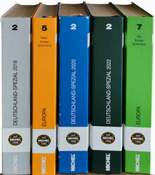 5 gebrauchte Michel-Kataloge aus Sammlernachlass, dabei Deutschland ...