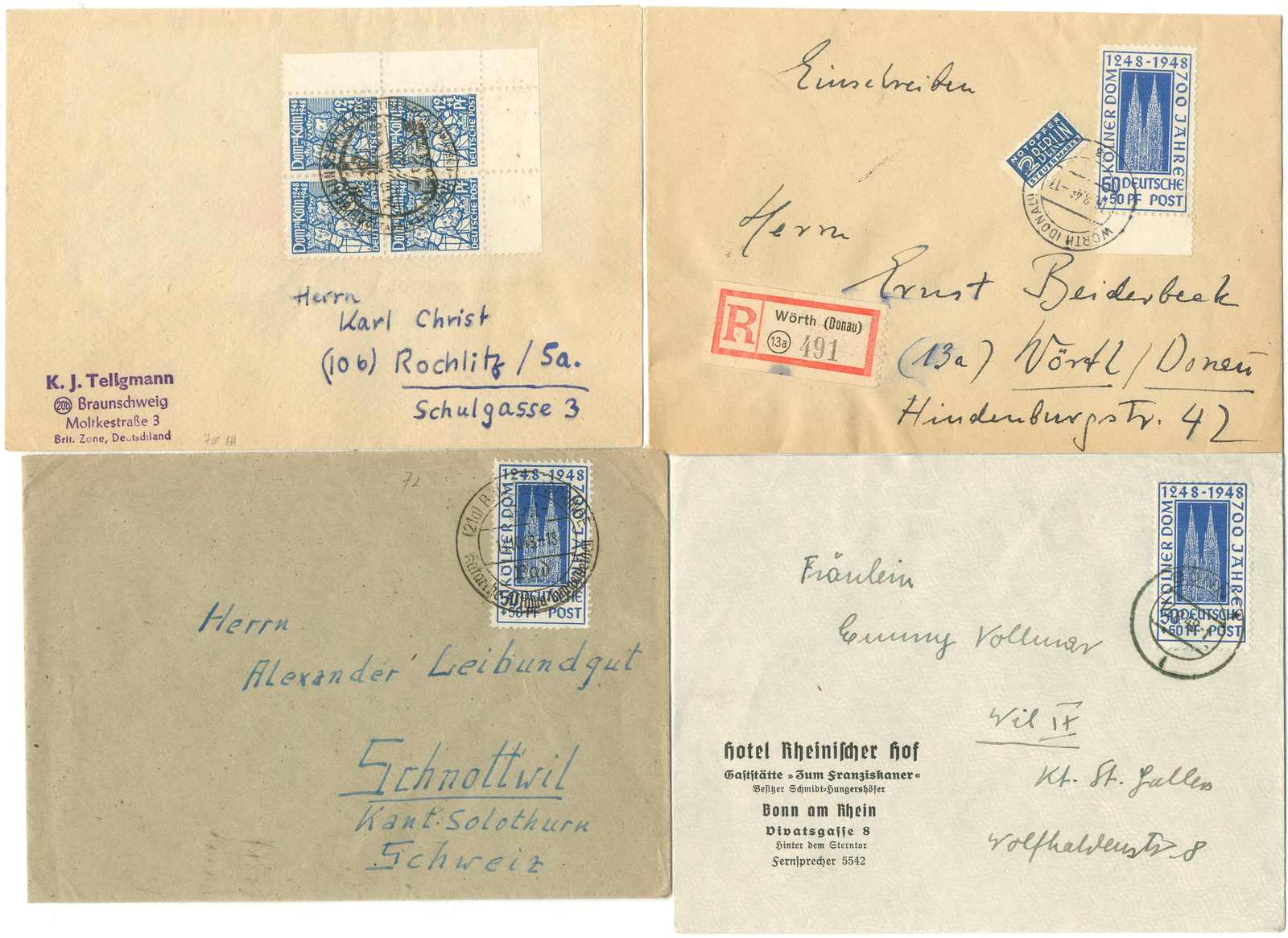 Lot 962 - bizone - Karl Pfankuch & Co. auction #222 Lot 962 - bizone - Karl Pfankuch & Co. auction #222