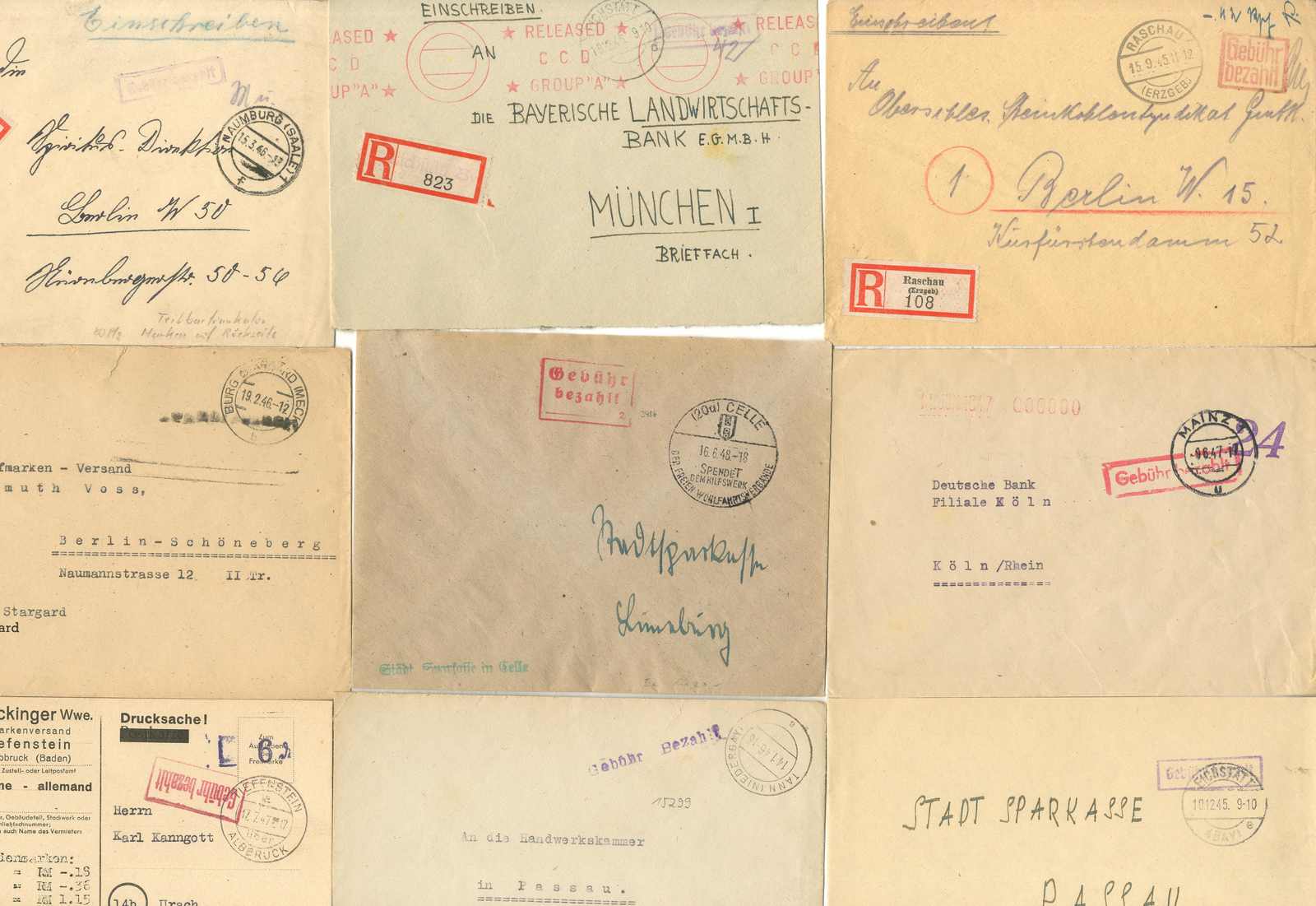 Lot 2548 - sammlungen und posten deutschland - Karl Pfankuch & Co. auction #222 Lot 2548 - sammlungen und posten deutschland - Karl Pfankuch & Co. auction #222