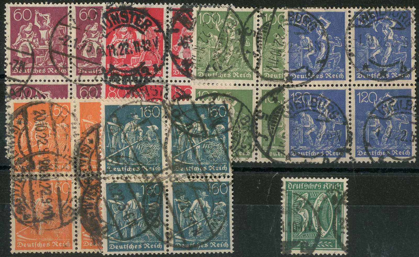Lot 632 - Deutsches Reich - Karl Pfankuch & Co. auction #222 Lot 632 - Deutsches Reich - Karl Pfankuch & Co. auction #222