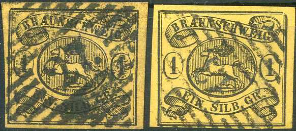Lot 230 - Altdeutschland Braunschweig, Nummernstempel - Karl Pfankuch & Co. auction #222 Lot 230 - Altdeutschland Braunschweig, Nummernstempel - Karl Pfankuch & Co. auction #222
