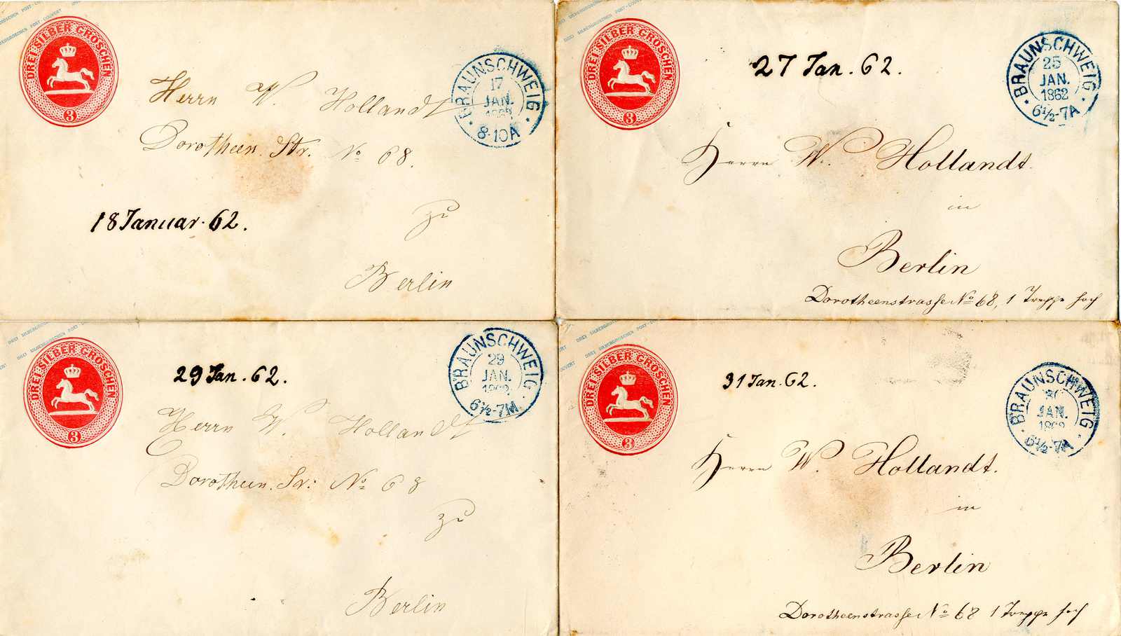 Lot 192 - Altdeutschland Braunschweig, Ganzsachen  -  Karl Pfankuch & Co. auction #222