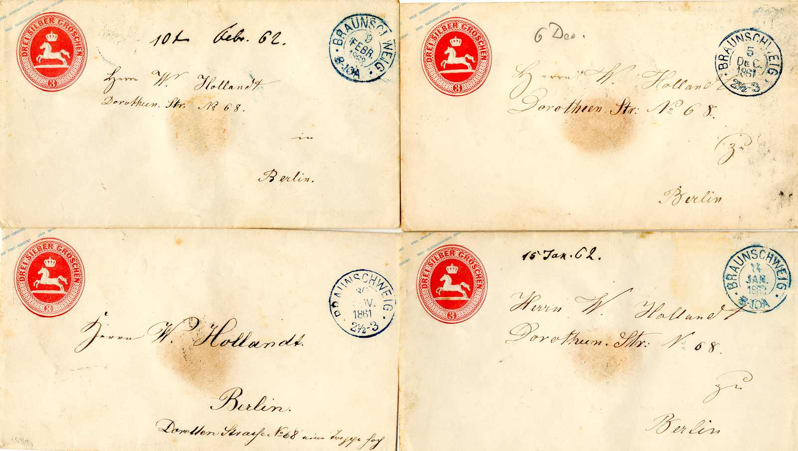 Lot 194 - Altdeutschland Braunschweig, Ganzsachen  -  Karl Pfankuch & Co. auction #222