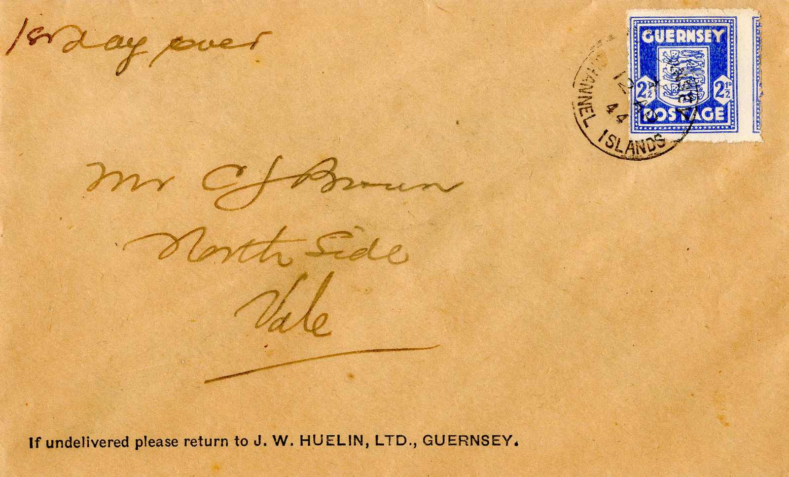 Lot 1672 - deutsche besetzung ii. wk guernsey - Karl Pfankuch & Co. auction #222 Lot 1672 - deutsche besetzung ii. wk guernsey - Karl Pfankuch & Co. auction #222