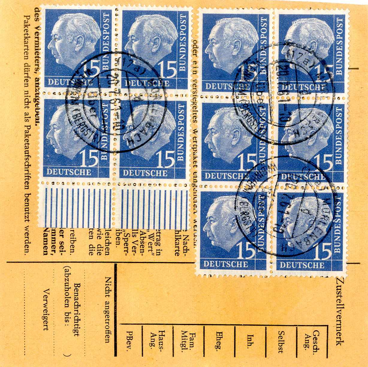 Lot 1038 - bundesrepublik deutschland  -  Karl Pfankuch & Co. auction #222