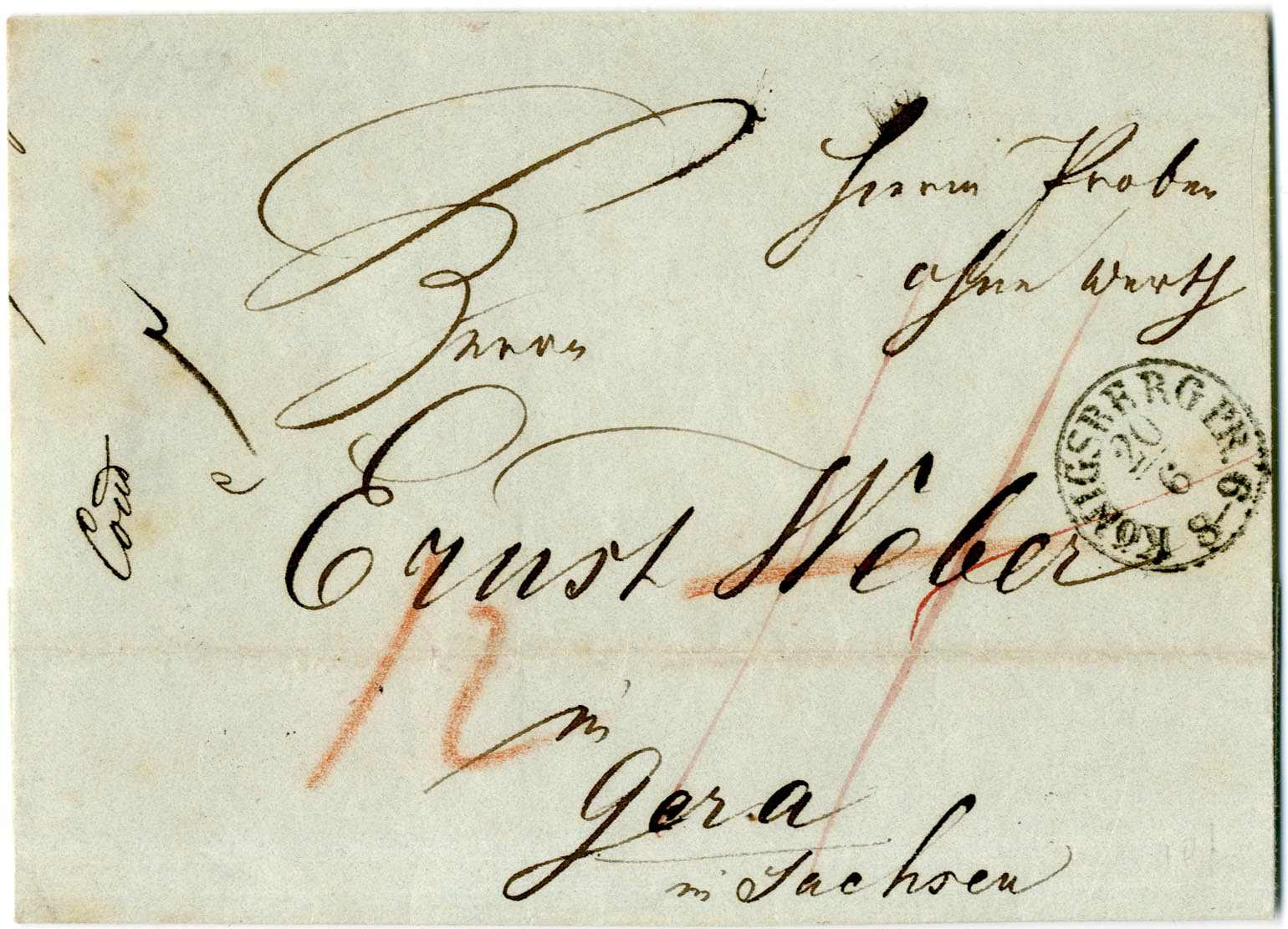 Lot 385 - Altdeutschland Preussen, Vorphilatelie  -  Karl Pfankuch & Co. auction #222