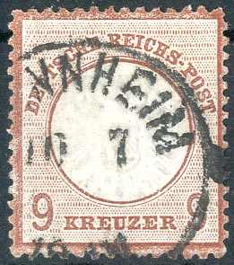 Lot 589 - Deutsches Reich - Karl Pfankuch & Co. auction #222 Lot 589 - Deutsches Reich - Karl Pfankuch & Co. auction #222