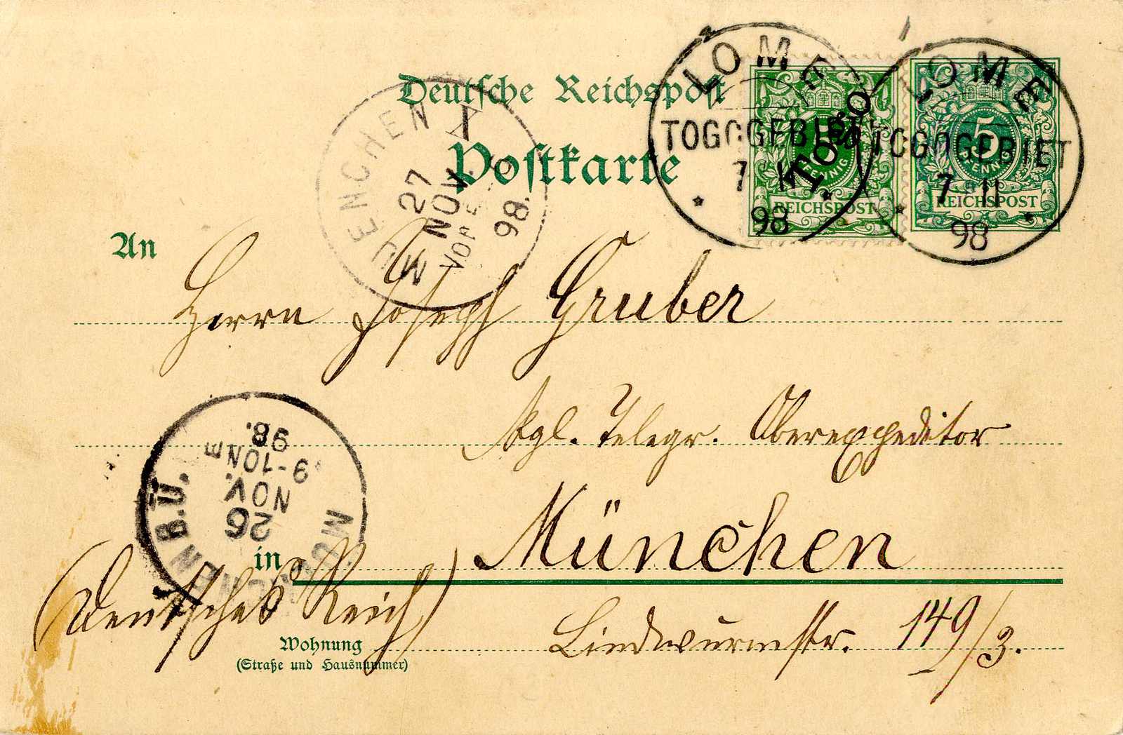 Lot 1531 - Deutsche Kolonien Togo, Vorläufer  -  Karl Pfankuch & Co. auction #222