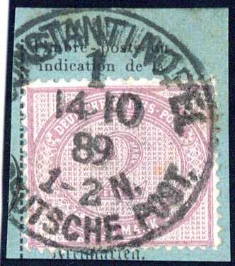Philasearch.com - 在外国ドイツ郵便局・トルコ・切手前代, Michel V 37 d