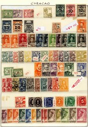 Sa Curacao (Niederl. Antillen), überwiegend gest. Samlung aus ...