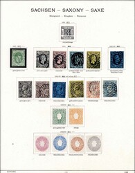 85: Germania - Stati de Sassonia - Collections
