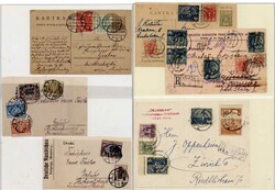 Polen Inflationszeit 20er Jahre, Slg. mit 105 Belegen im Ringbinder ...