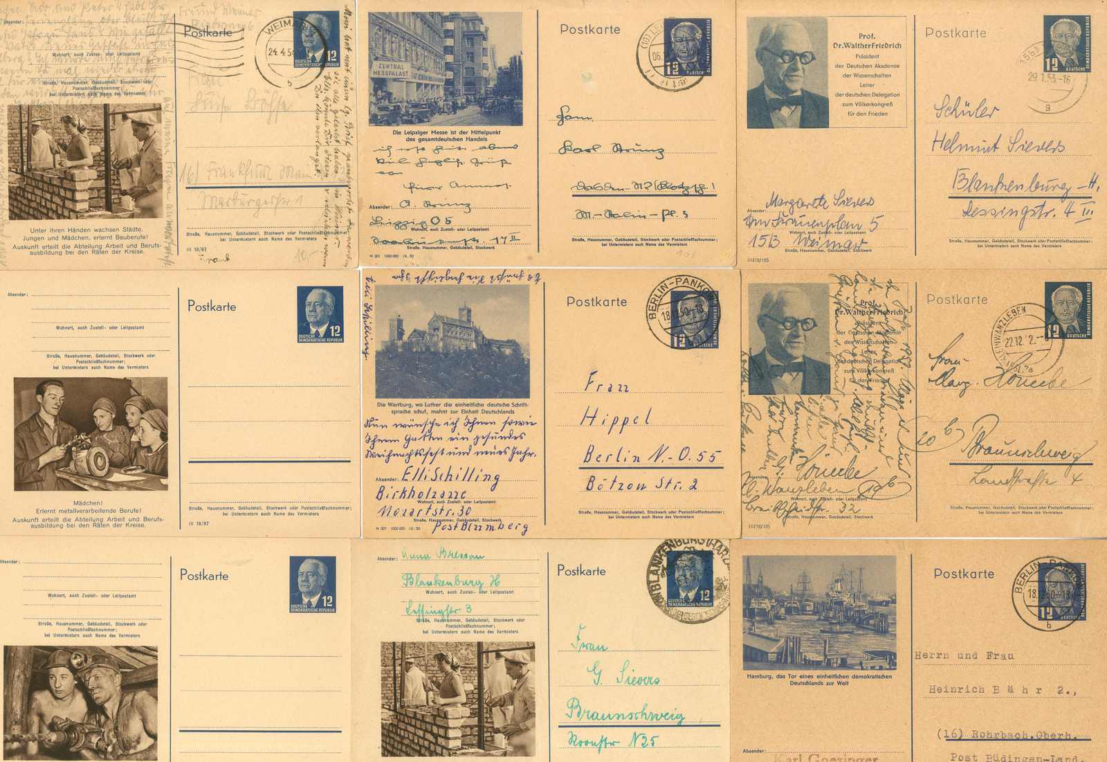 Lot 1258 - DDR, Ganzsachen - Karl Pfankuch & Co. auction #222 Lot 1258 - DDR, Ganzsachen - Karl Pfankuch & Co. auction #222