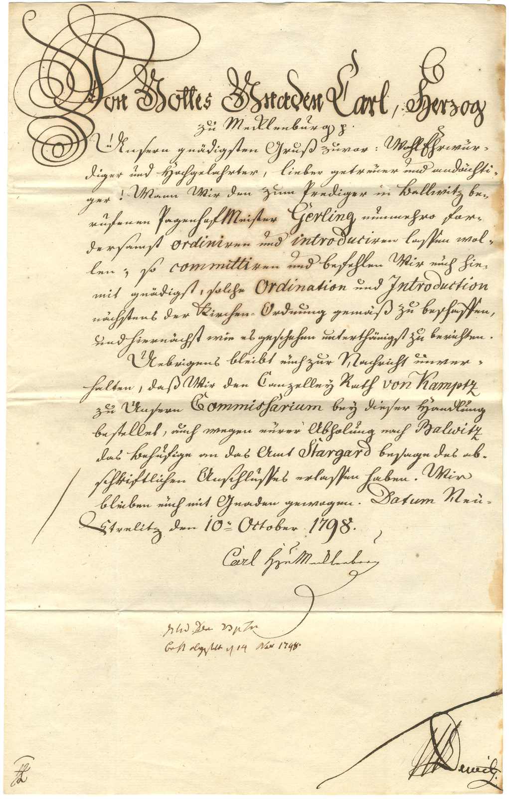 Lot 323 - Altdeutschland Mecklenburg Strelitz, Vorphilatelie - Karl Pfankuch & Co. auction #222 Lot 323 - Altdeutschland Mecklenburg Strelitz, Vorphilatelie - Karl Pfankuch & Co. auction #222