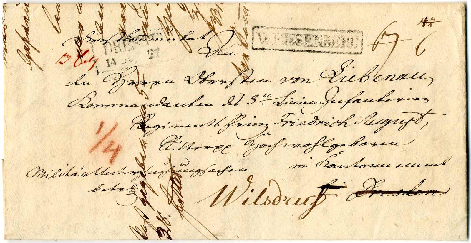 Lot 445 - Altdeutschland Sachsen, Vorphilatelie - Karl Pfankuch & Co. auction #222 Lot 445 - Altdeutschland Sachsen, Vorphilatelie - Karl Pfankuch & Co. auction #222