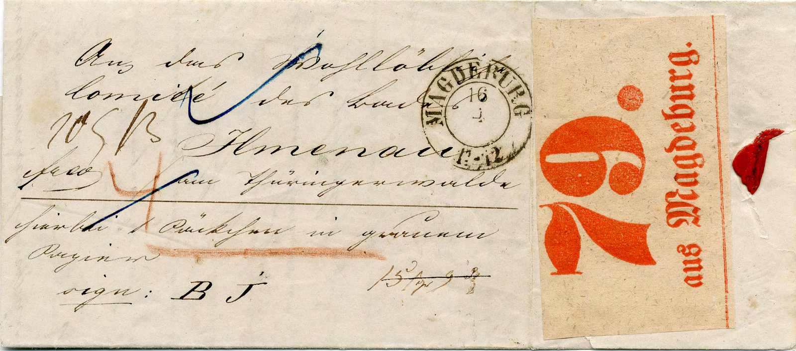 Lot 421 - Altdeutschland Preussen, Stempel - Karl Pfankuch & Co. auction #222 Lot 421 - Altdeutschland Preussen, Stempel - Karl Pfankuch & Co. auction #222