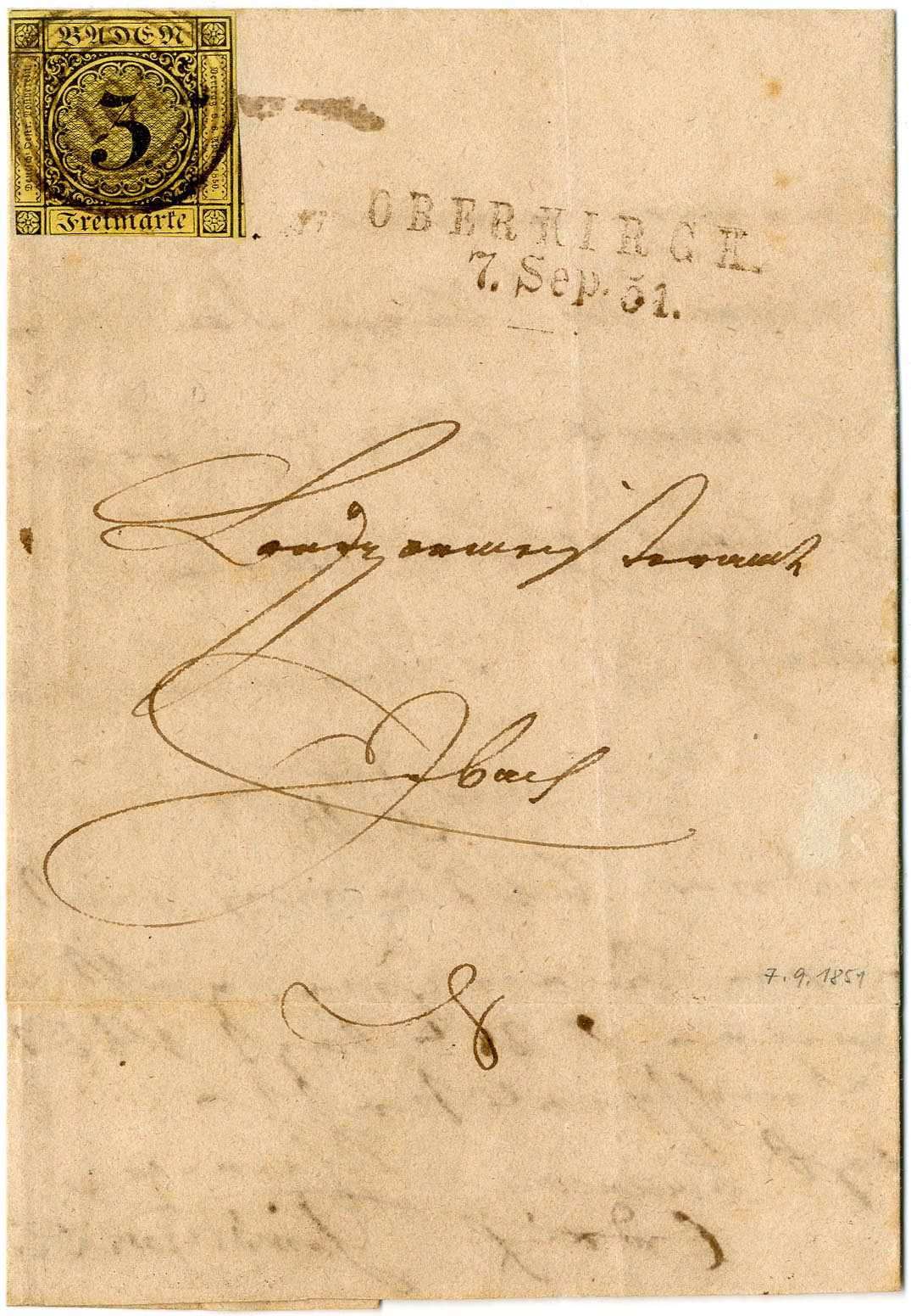 Lot 79 - Altdeutschland Baden, Nummernstempel  -  Karl Pfankuch & Co. auction #222