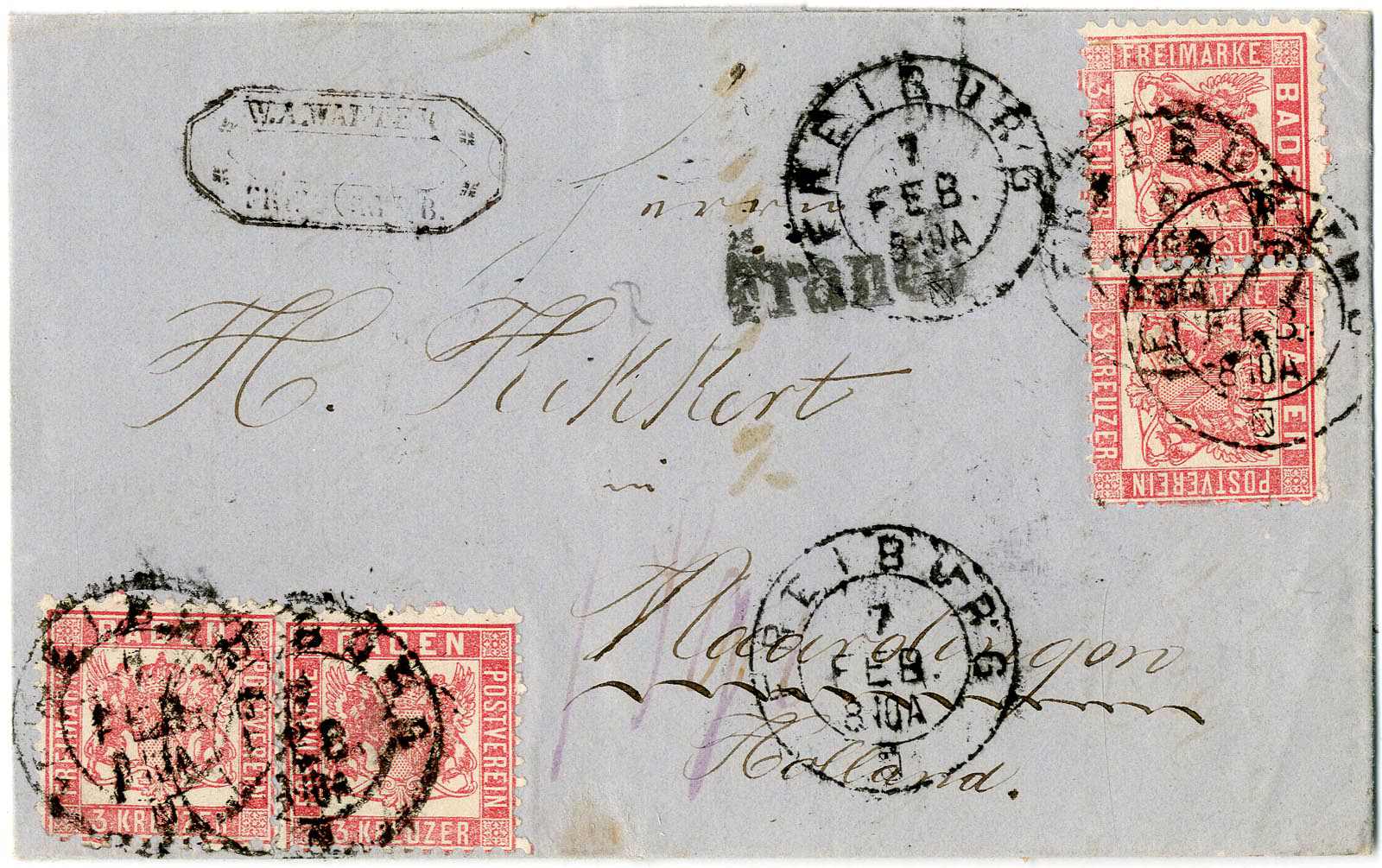 Lot 36 - altdeutschland baden - Karl Pfankuch & Co. auction #222 Lot 36 - altdeutschland baden - Karl Pfankuch & Co. auction #222