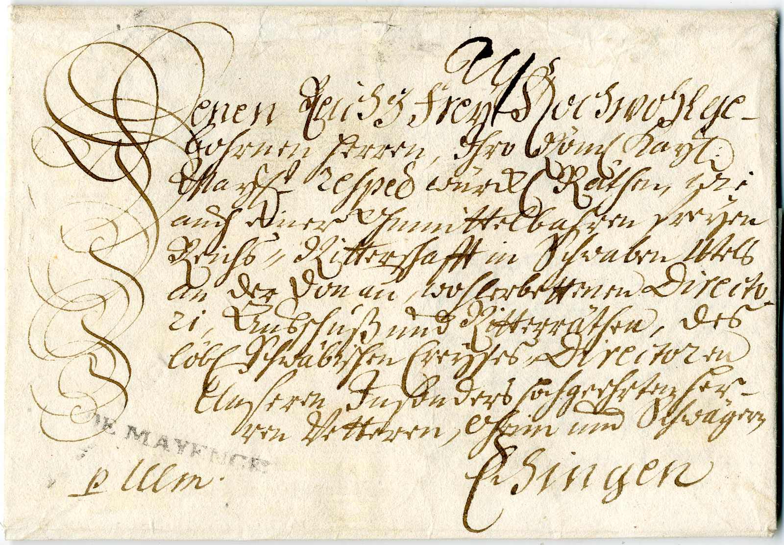 Lot 489 - Altdeutschland Thurn und Taxis, Vorphilatelie - Karl Pfankuch & Co. auction #222 Lot 489 - Altdeutschland Thurn und Taxis, Vorphilatelie - Karl Pfankuch & Co. auction #222