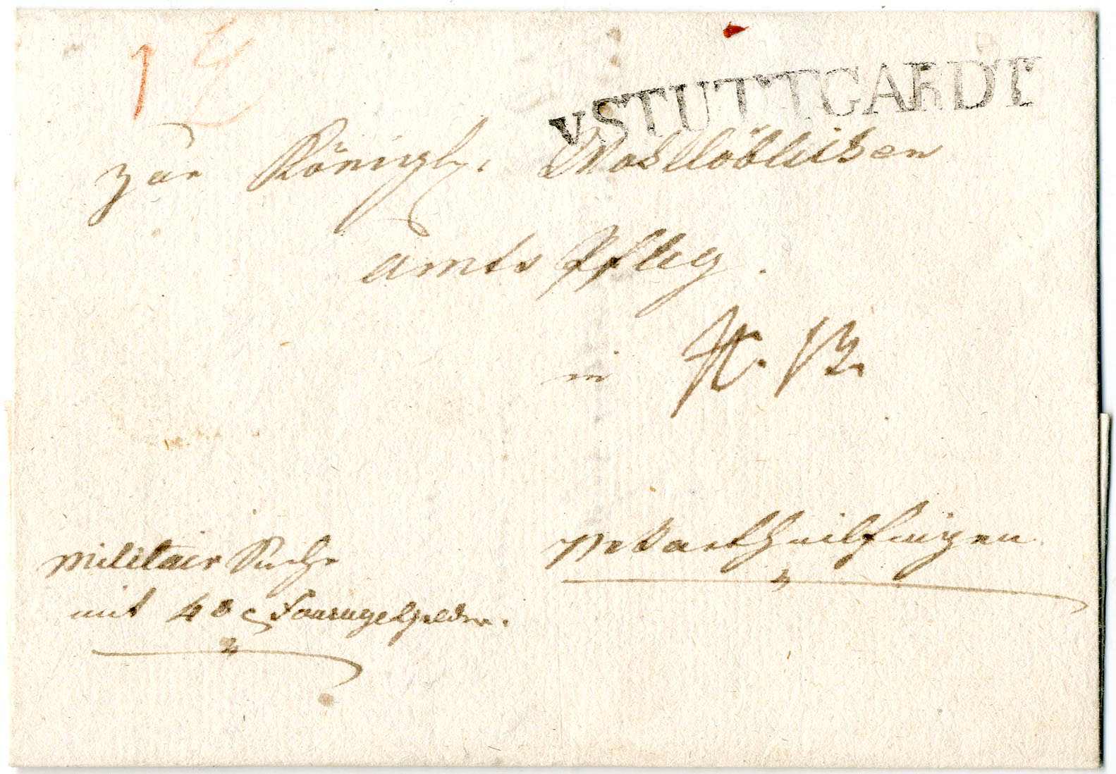 Lot 527 - Altdeutschland Württemberg, Vorphilatelie  -  Karl Pfankuch & Co. auction #222