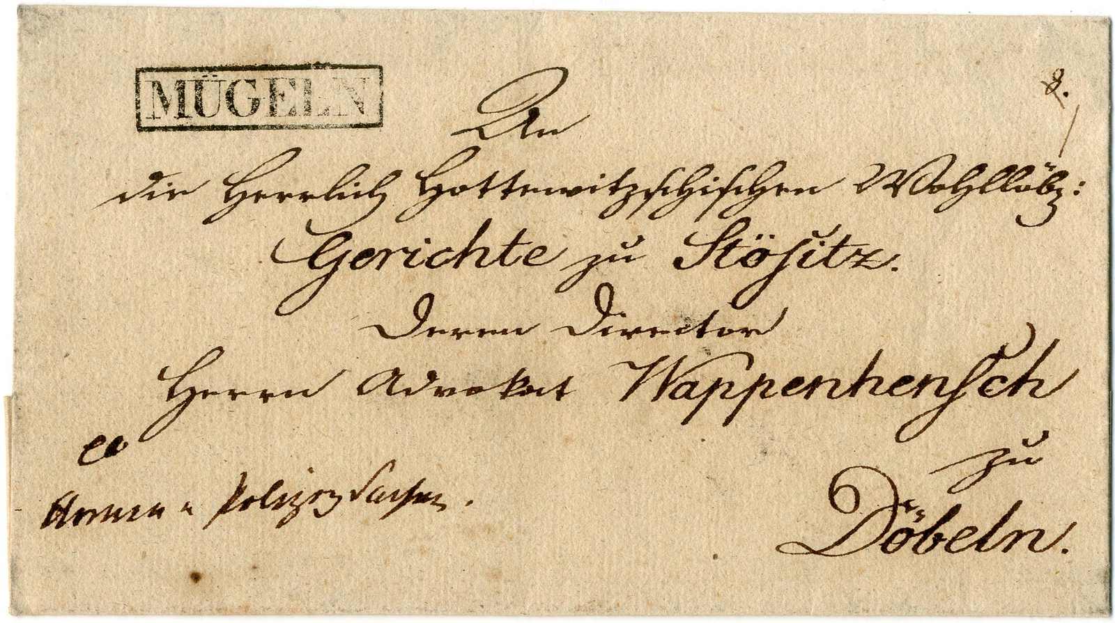 Lot 457 - Altdeutschland Sachsen, Vorphilatelie - Karl Pfankuch & Co. auction #222 Lot 457 - Altdeutschland Sachsen, Vorphilatelie - Karl Pfankuch & Co. auction #222