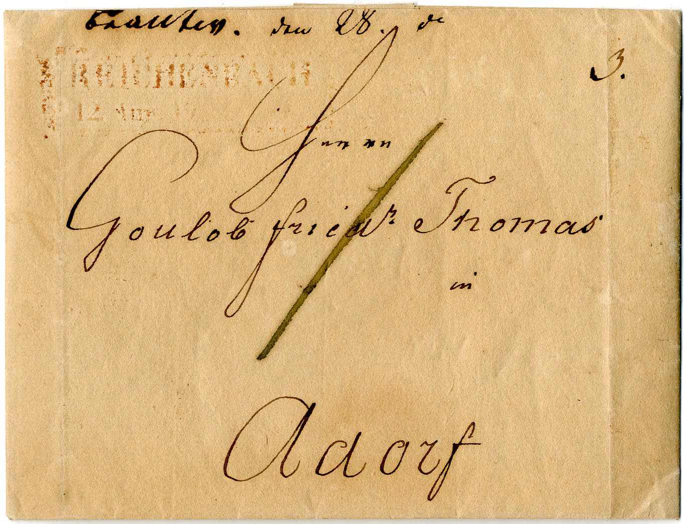 Lot 440 - Altdeutschland Sachsen, Vorphilatelie - Karl Pfankuch & Co. auction #222 Lot 440 - Altdeutschland Sachsen, Vorphilatelie - Karl Pfankuch & Co. auction #222