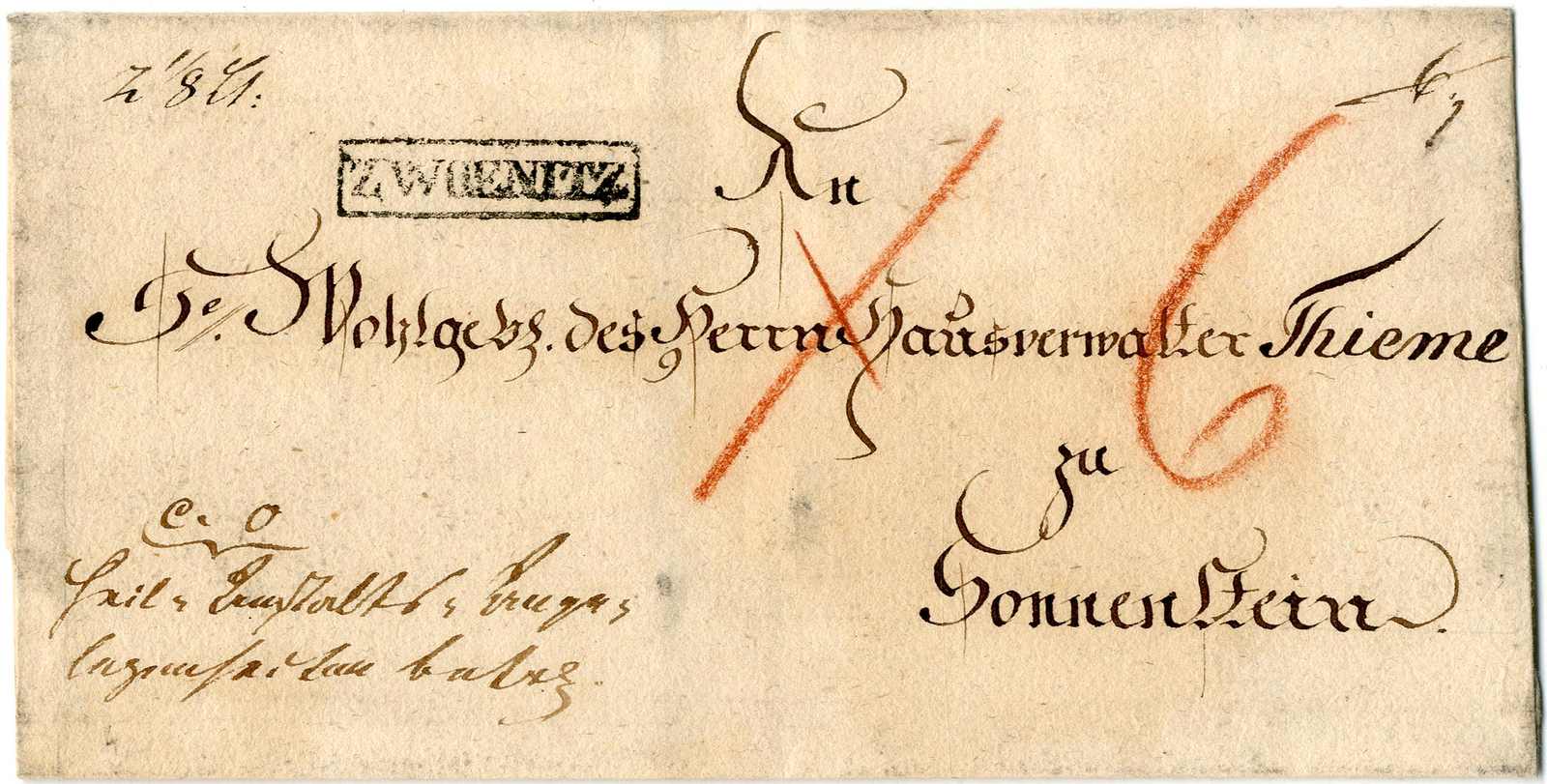 Lot 459 - Altdeutschland Sachsen, Vorphilatelie - Karl Pfankuch & Co. auction #222 Lot 459 - Altdeutschland Sachsen, Vorphilatelie - Karl Pfankuch & Co. auction #222