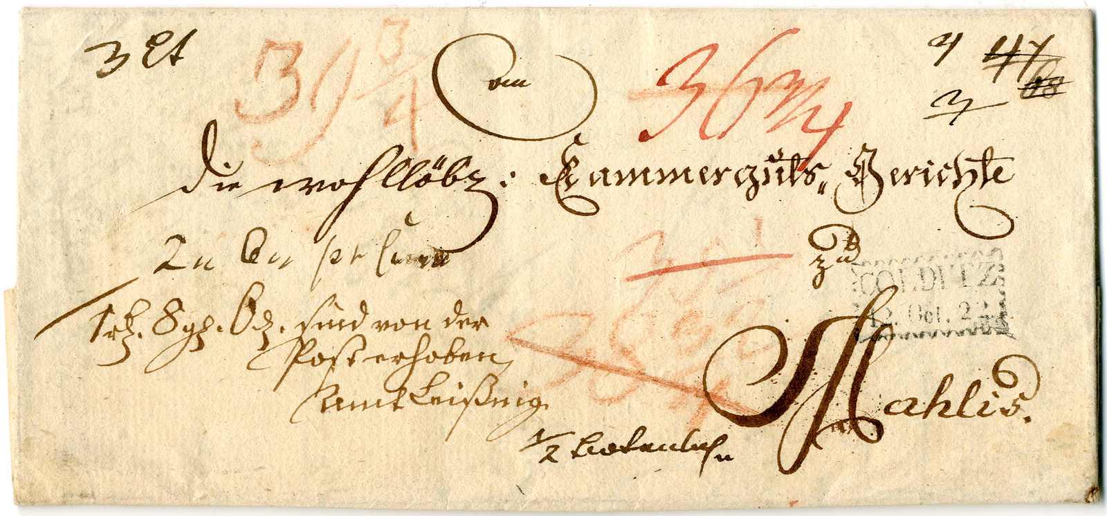 Lot 441 - Altdeutschland Sachsen, Vorphilatelie - Karl Pfankuch & Co. auction #222 Lot 441 - Altdeutschland Sachsen, Vorphilatelie - Karl Pfankuch & Co. auction #222