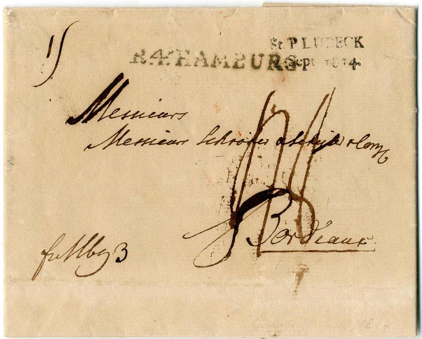 Lot 309 - Altdeutschland Lübeck, Vorphilatelie  -  Karl Pfankuch & Co. auction #222