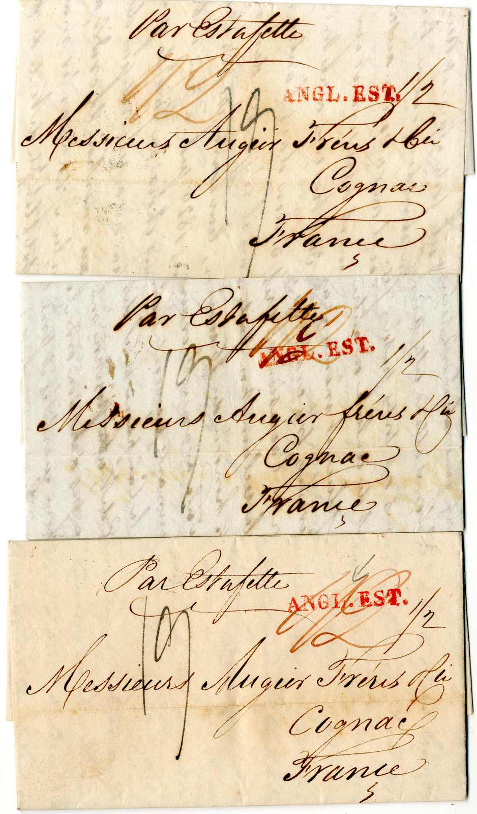 Lot 556 - , Transitstempel - Karl Pfankuch & Co. auction #222 Lot 556 - , Transitstempel - Karl Pfankuch & Co. auction #222