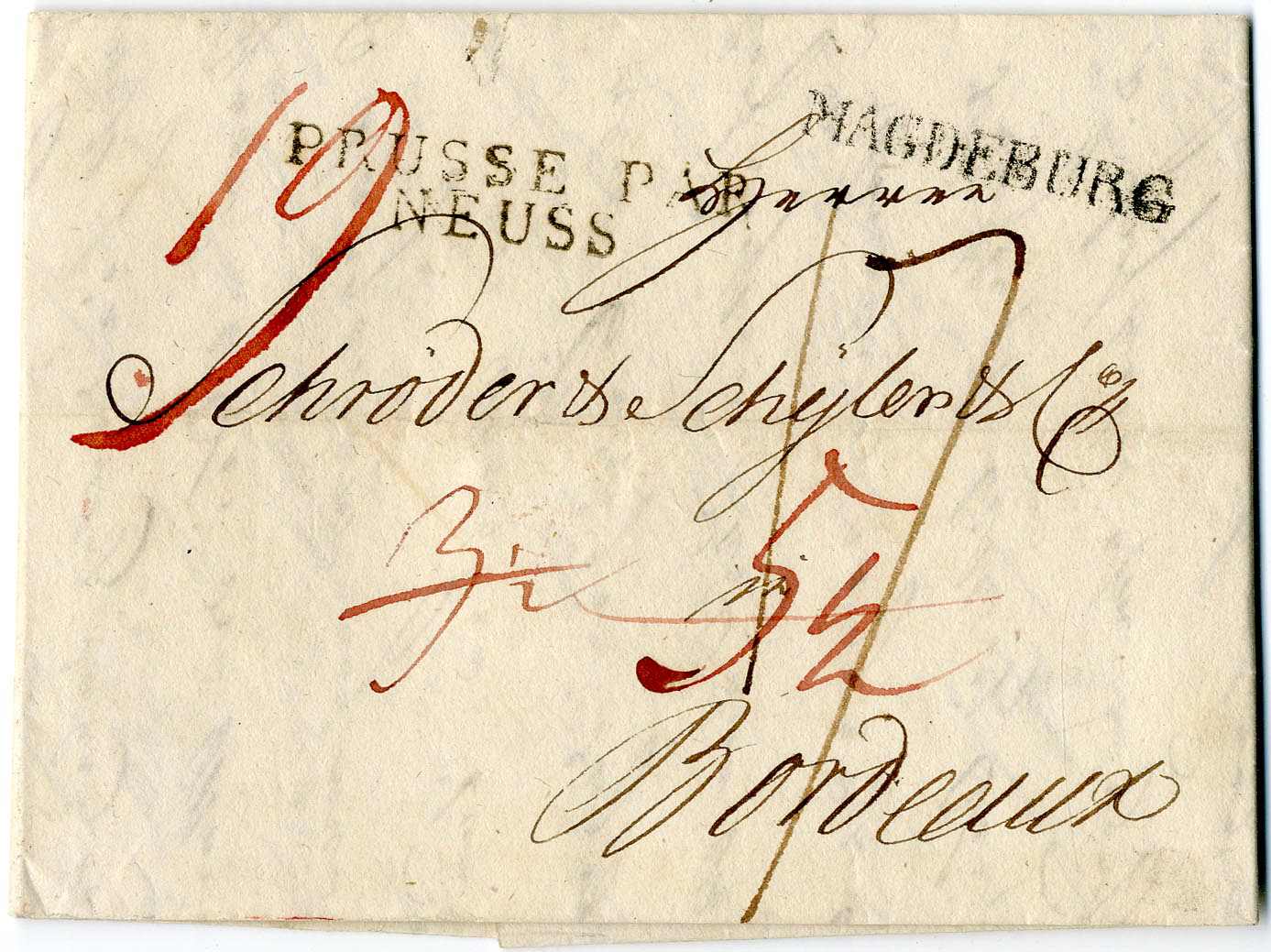 Lot 371 - Altdeutschland Preussen, Vorphilatelie - Karl Pfankuch & Co. auction #222 Lot 371 - Altdeutschland Preussen, Vorphilatelie - Karl Pfankuch & Co. auction #222