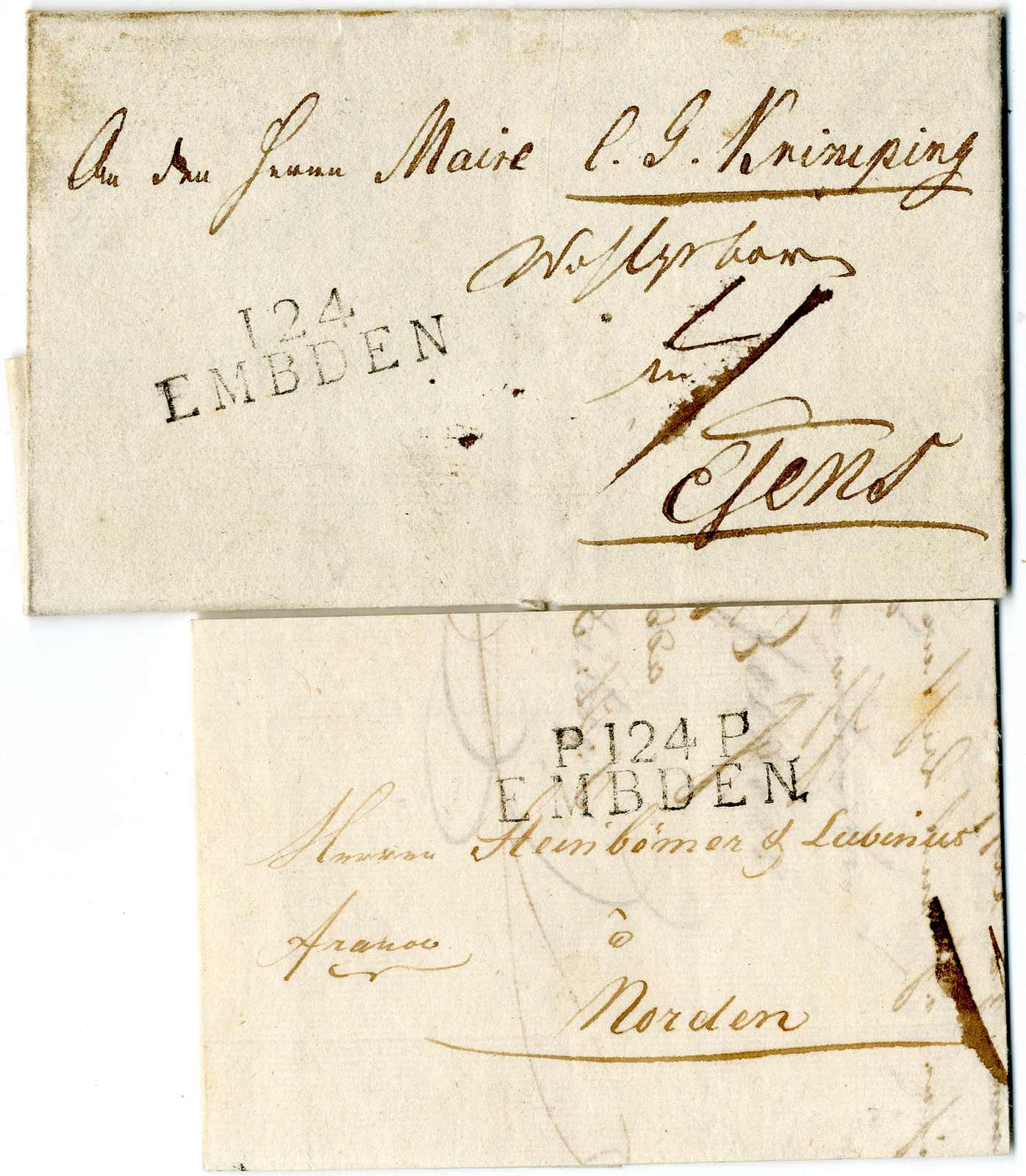 Lot 280 - Altdeutschland Hannover, Vorphilatelie - Karl Pfankuch & Co. auction #222 Lot 280 - Altdeutschland Hannover, Vorphilatelie - Karl Pfankuch & Co. auction #222