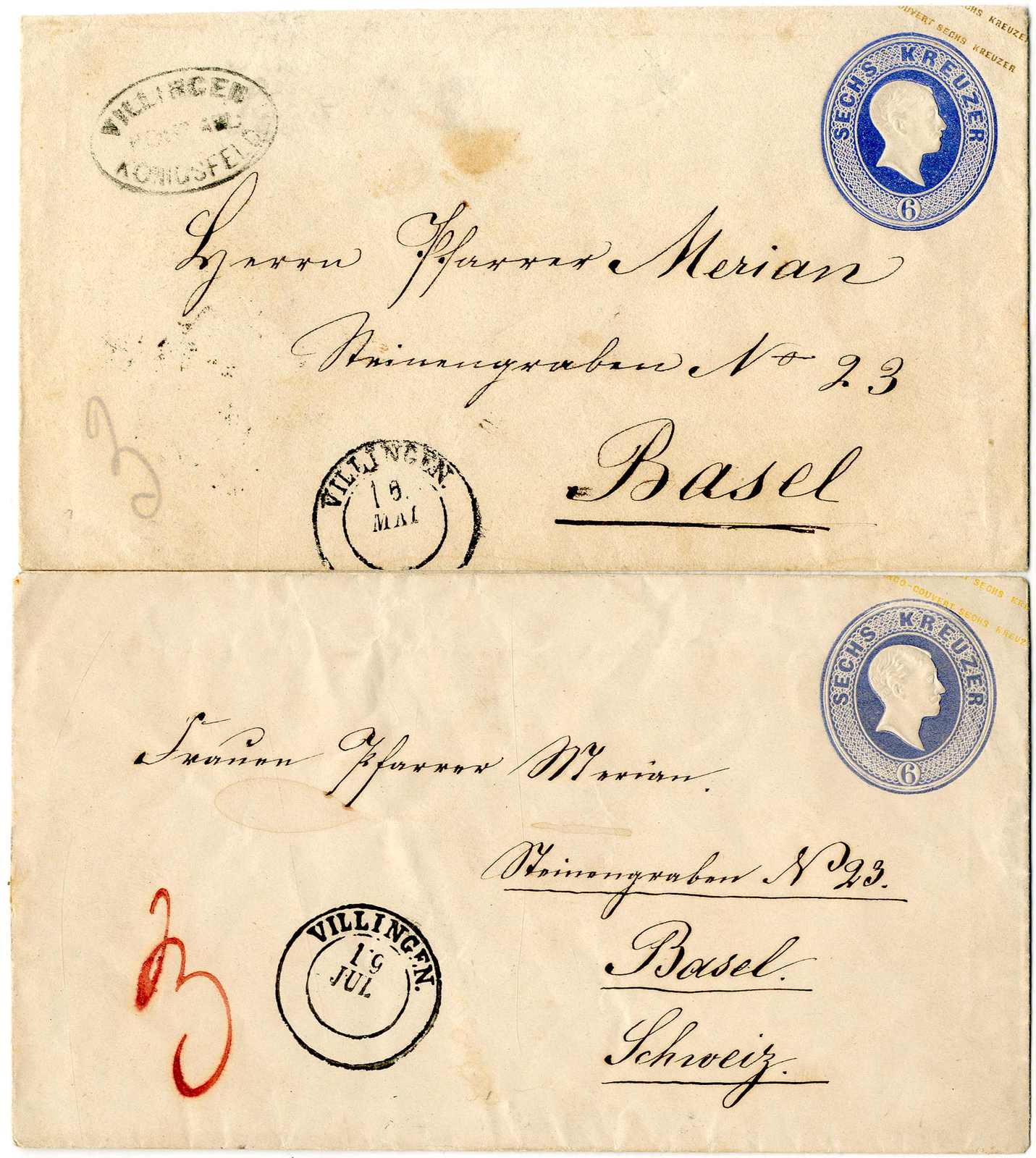 Lot 61 - Altdeutschland Baden, Ganzsachen  -  Karl Pfankuch & Co. auction #222