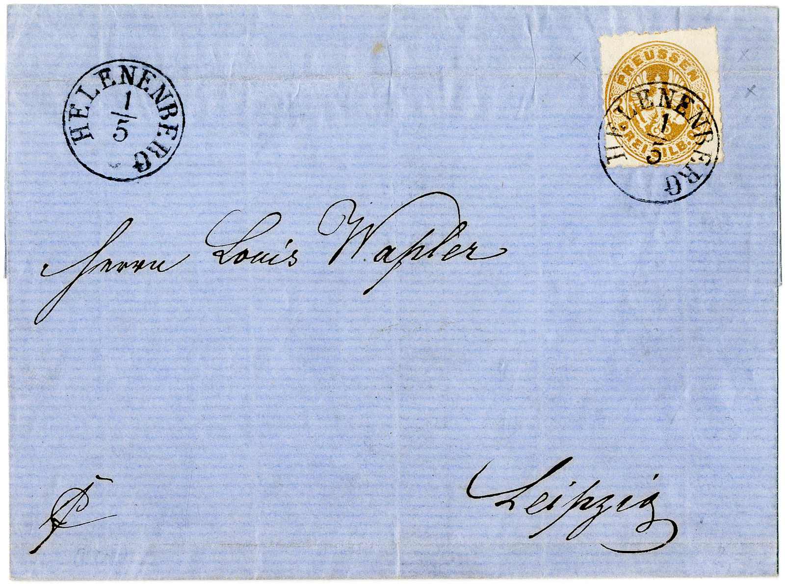 Lot 417 - Altdeutschland Preussen, Stempel - Karl Pfankuch & Co. auction #222 Lot 417 - Altdeutschland Preussen, Stempel - Karl Pfankuch & Co. auction #222