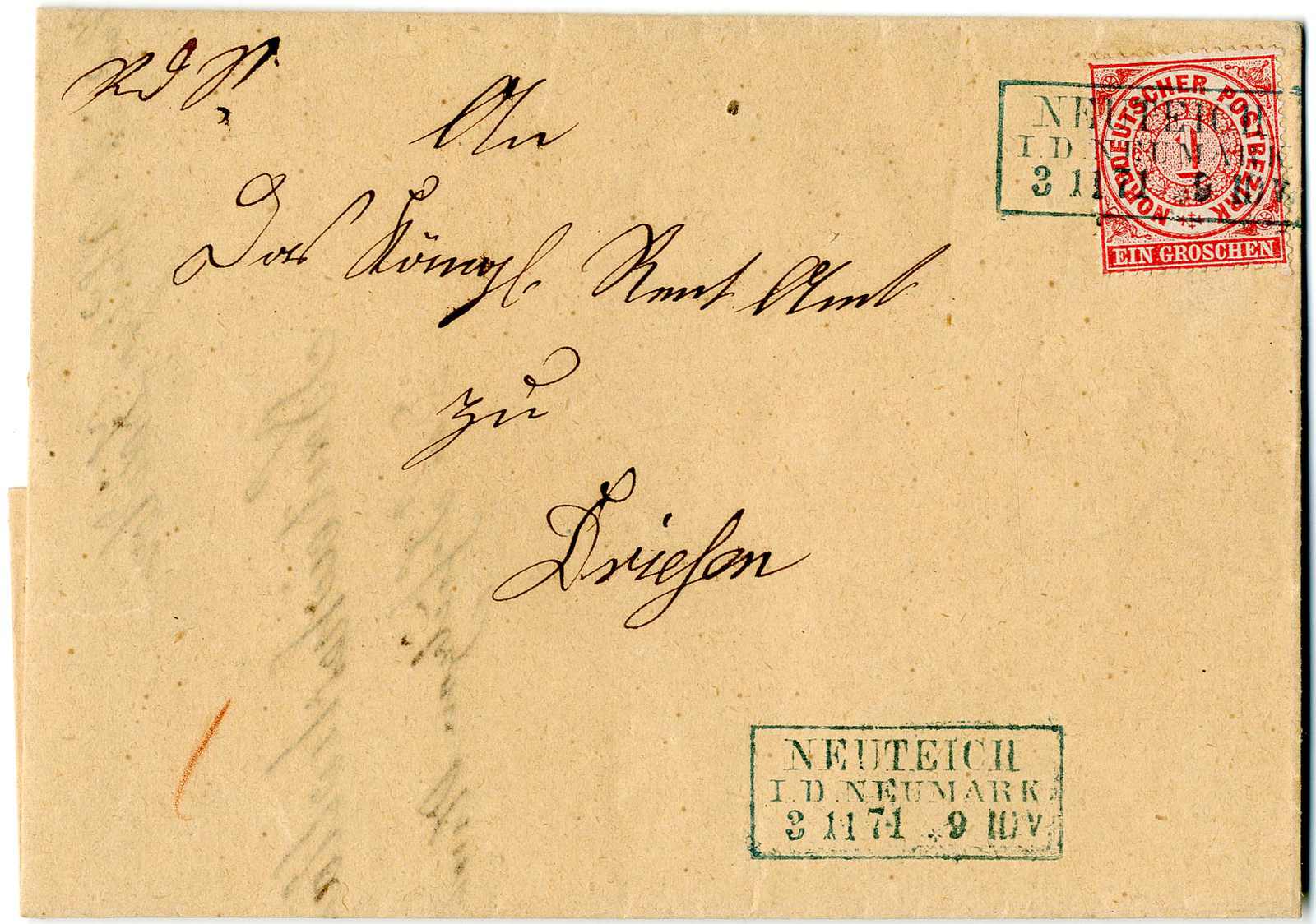 Lot 423 - Altdeutschland Preussen, Stempel - Karl Pfankuch & Co. auction #222 Lot 423 - Altdeutschland Preussen, Stempel - Karl Pfankuch & Co. auction #222