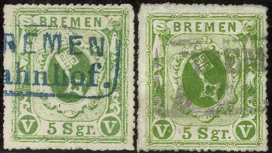 Lot 243 - altdeutschland bremen - Karl Pfankuch & Co. auction #222 Lot 243 - altdeutschland bremen - Karl Pfankuch & Co. auction #222