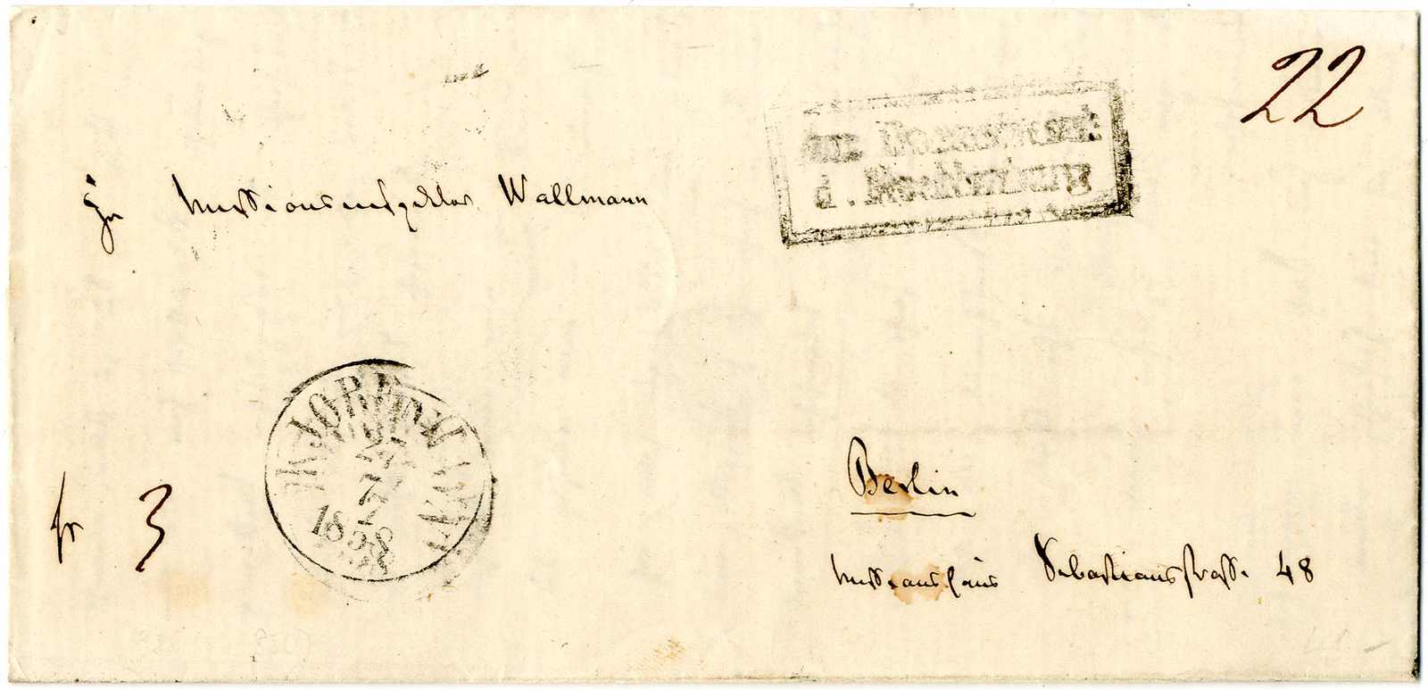 Lot 562 - , Transitstempel - Karl Pfankuch & Co. auction #222 Lot 562 - , Transitstempel - Karl Pfankuch & Co. auction #222