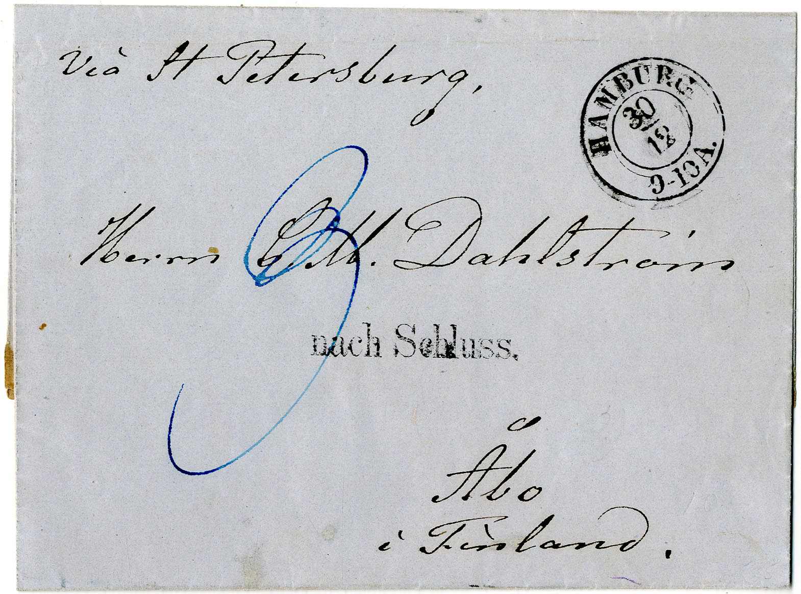 Lot 561 - , Transitstempel - Karl Pfankuch & Co. auction #222 Lot 561 - , Transitstempel - Karl Pfankuch & Co. auction #222